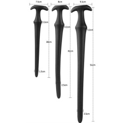 DarkSil Gode long ULTRA SLIM S 30 x 3.2cm Noir